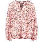 Ladies Loose Fit Patterned Long Sleeve Blouse in Muti Colour