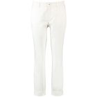 Ladies Cropped Casual Trousers in White