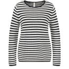 Ladies Striped Long Sleeve T-Shirt in Muti Colour
