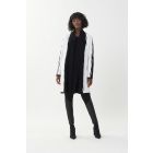 Knitted Long Cover Up Cardigan in Black