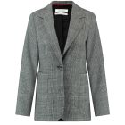 Smartwear Button Blazer in Grey