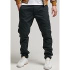 Core Cargo Trousers in Washed Black