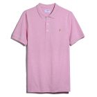 Blanes Short Sleeve Polo Shirt in Pink