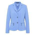 Fitted Short Jacket in Blue