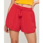 Vintage Beach Shorts in Red