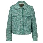 Short Zipped Jacket	 in Teal