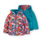 Reversible Hooded Jacket in Multi Colour