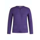 Casual Zipped Jacket in Lilac