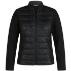 Quilted Simmer Short Zip Jacket in Black
