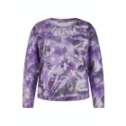 Text Design Long Sleeve Top in Lilac