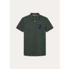 Heritage Number Short Sleeve Polo  in Green
