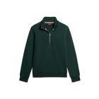 Essential H/Zip Sweatshirt in Green