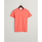 Slim Fit Pique T-Shirt in Coral