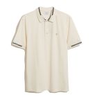 Maxwell Tip Polo Shirt in Beige