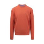 Crew Neck Sweater in Red