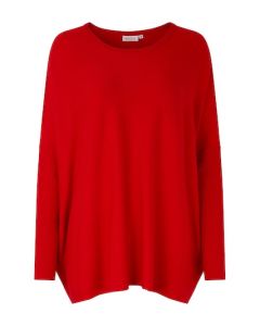 Fanasi Rayon Baggy Jumper in Berry