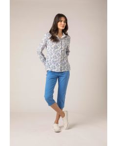 Darcy Floral Jersey Shirt in Multi Colour