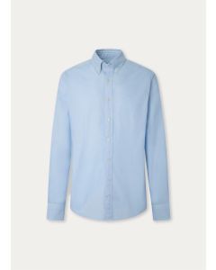 Garment Dyed Oxford Shirt in Blue