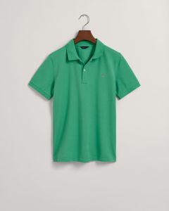 Original Short Sleeve Pique Polo in Green