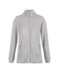 Everleigh Full Zip Fleece Sweatshirt in Grey