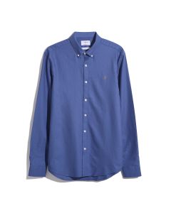 Brewer Long Sleeve Shirt in Blue