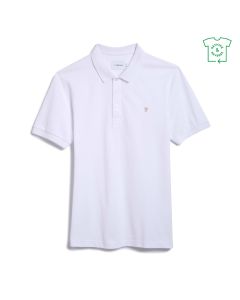 Blanes Short Sleeve Polo Shirt in White