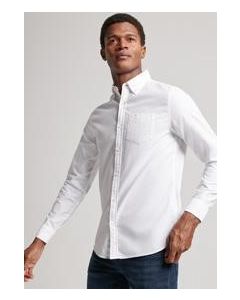 Cotton Oxford Shirt in White