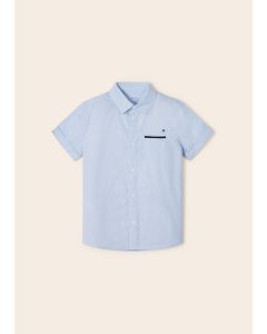 Short Sleeve Casual Shirt in Blue