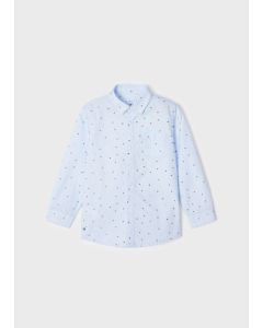 Printed Casual Shirt in Blue