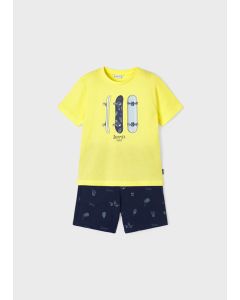 Bermuda & T-Shirt Set in Yellow