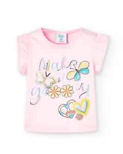 Pretty Butterfly T-Shirt in Pink