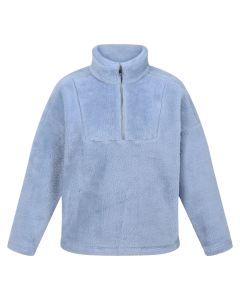 Zeeke Thick Fleece Sweatshirt with Pockets in Lt Blue
