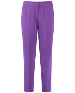 Tapered Dress Trousers in Purple