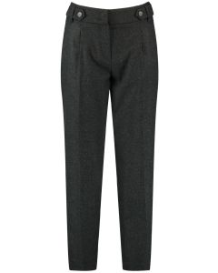 Cropped Smart Wear Trousers in Grey