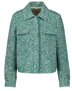 Short Zipped Jacket	 in Teal