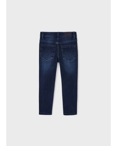 Basic Slim Denim Jeans in Dk Denim