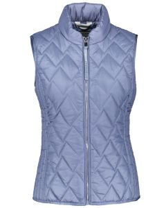 Quilted Gilet in Blue