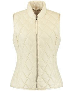 Quilted Gilet in Ivory