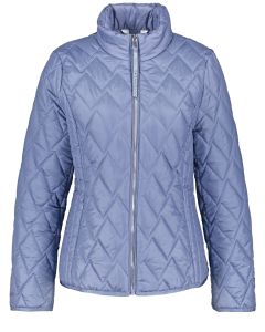 Quilted Zip Jacket in Blue