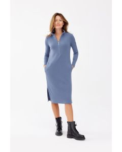 Casual Jersey Dress in Blue