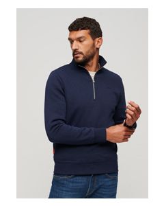 Essential H/Zip Sweatshirt in Navy