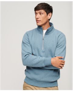 Essential H/Zip Sweatshirt in Blue