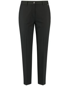 Ladies Tapered Fit Trousers in Black