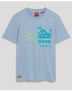 Tonal Graphic T-Shirt in Blue