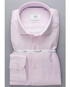 Slim Fit Casual Plain Shirt in Pink