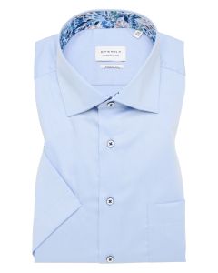 Short Sleeve Modern Fit Shirt in Blue