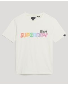 Rainbow Relax T-Shirt in Off White