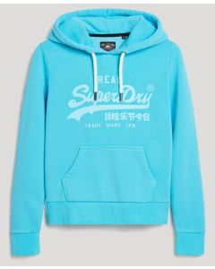 Neon Branded Hoody in Turquoise