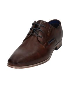 Motino Leather Lace Shoes in Brown