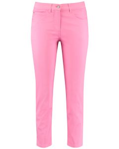 Coloured Cropped Jeans in Pink
